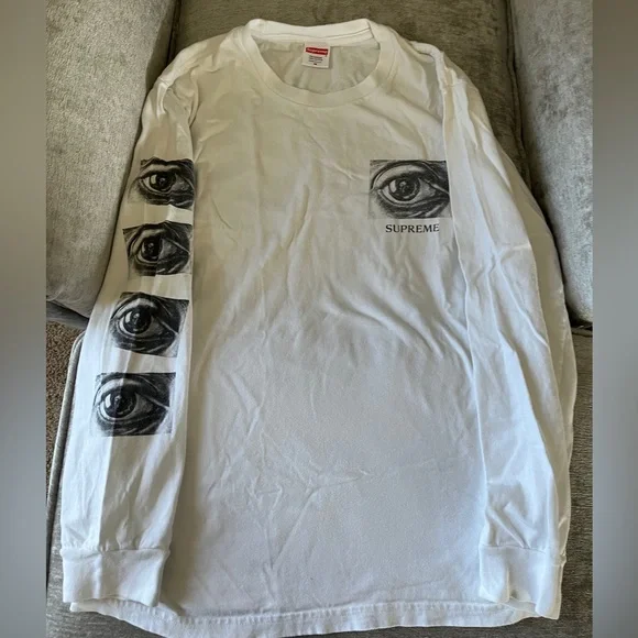 Long Sleeve Supreme Eye Shirt SUPREME MC ESCHER EYE LONG